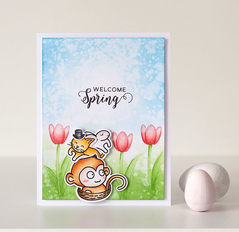 Открытки картинки с надписями Welcome spring бесплатно