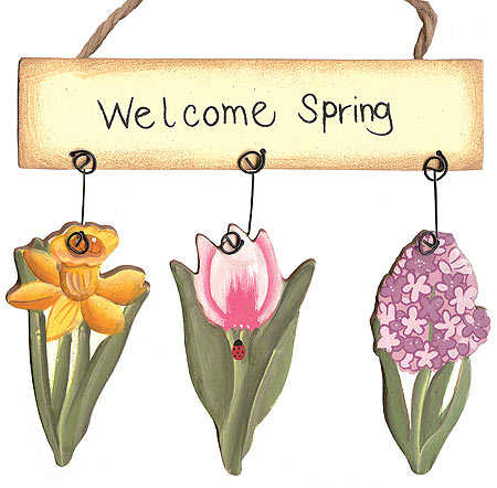 Картинки открытки Welcome spring красивые скачать