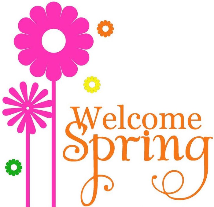 Открытки картинки с надписями Welcome spring бесплатно