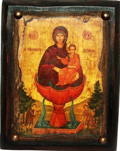 Образ иконы Божией Матери "Живоносный Источник"