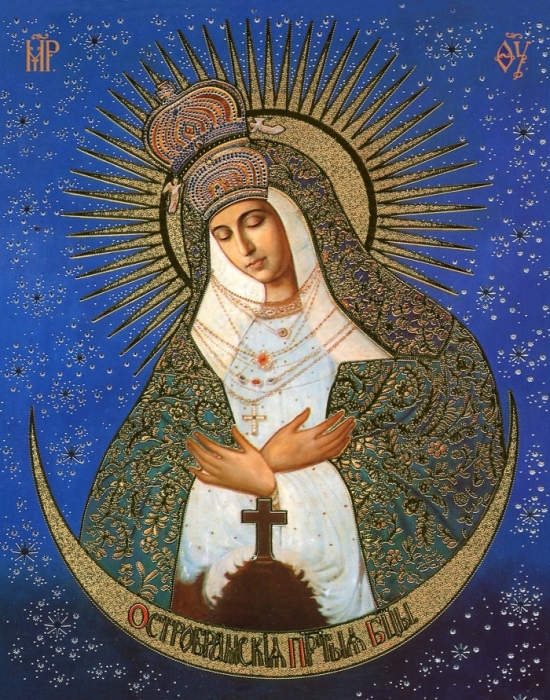 Образ иконы Божией Матери Остробрамской Виленской