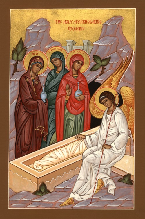 Образ иконы святых жен-мироносиц