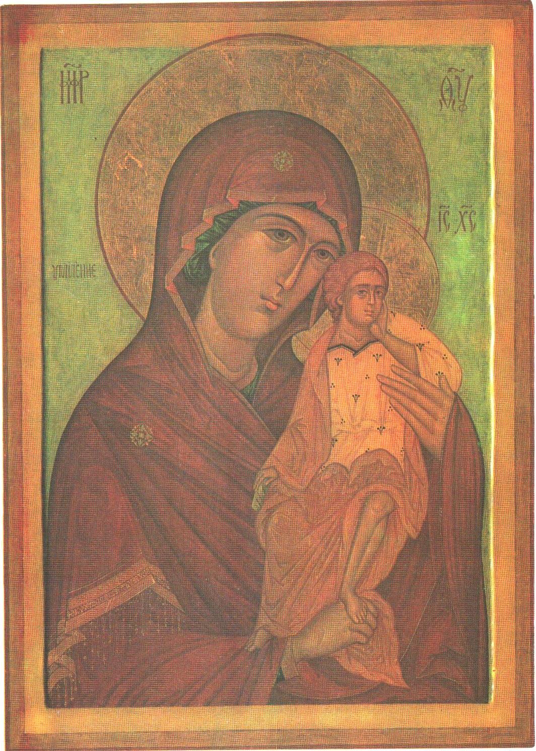 Старинные церковные иконы Божией Матери Старорусская