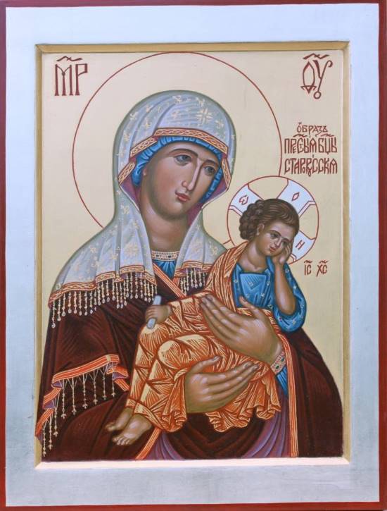 Старинные церковные иконы Божией Матери Старорусская