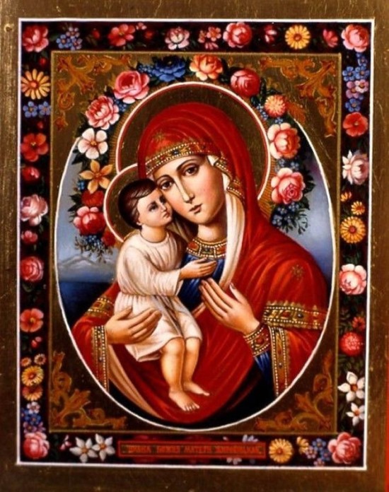Образ иконы Божией Матери Жировицкая