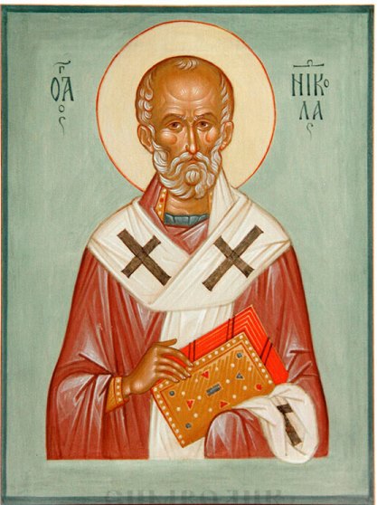 Образ иконы Святителя Николая чудотворца