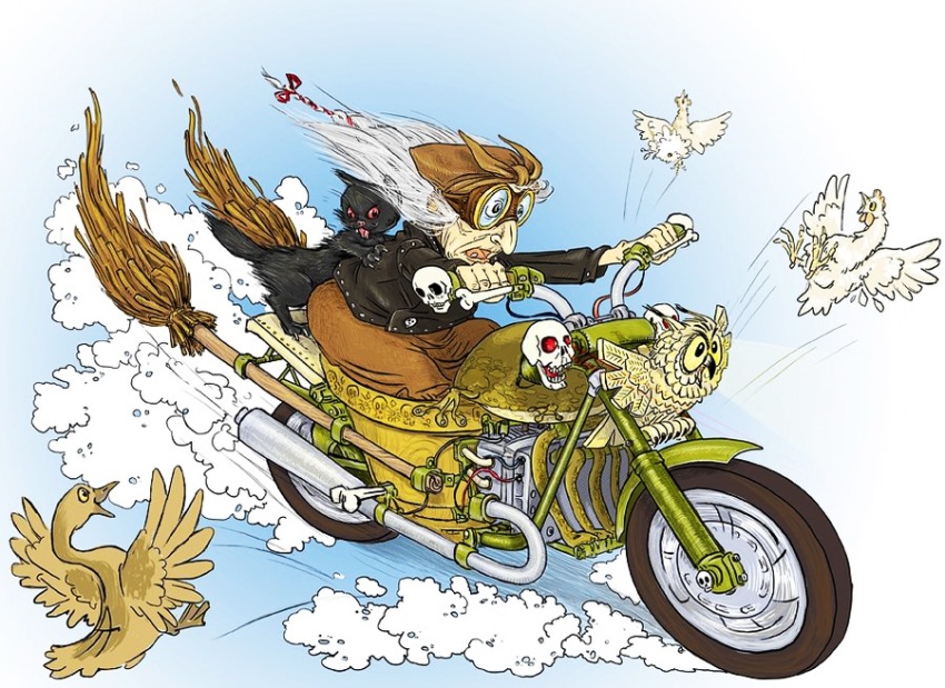 Открытки, картинки и анимация на день мотоциклиста бесплатно