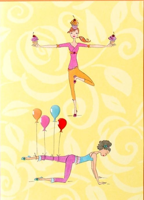 Картинки открытки и анимашки с днем йоги