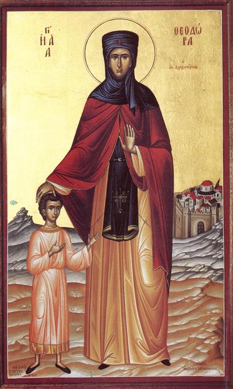 Фото иконы Мученицы Феодоры Александрийской