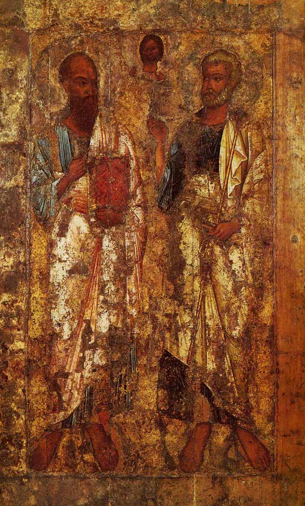 Фото иконы святых первоверховных апостолов Петра и Павла