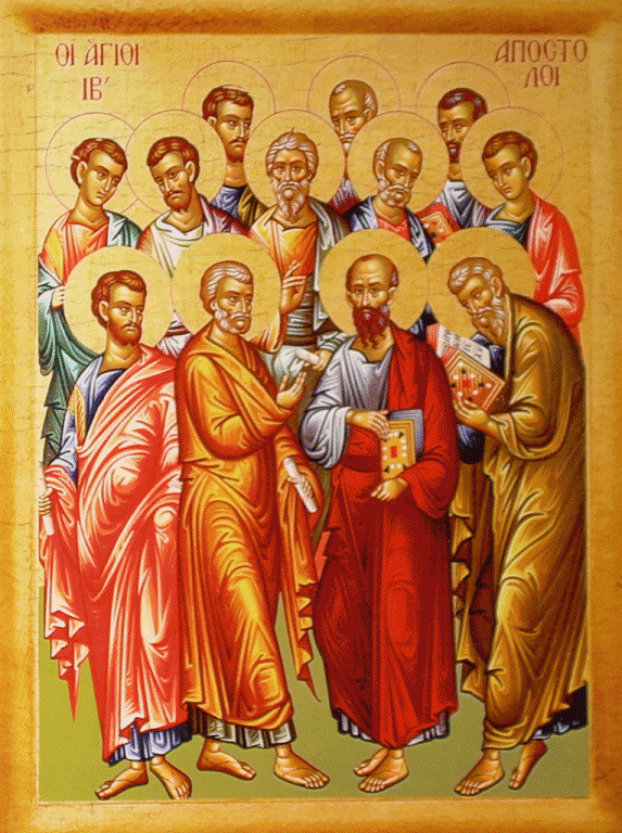 Картинки икон Собор святых славных и всехвальных 12-ти Апостолов