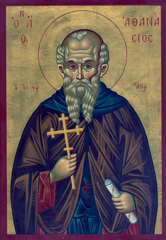 Картинки икон преподобного Афанасия Афонского
