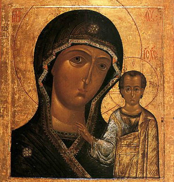 Православная икона Божией Матери Казанская