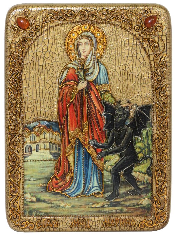 Фото иконы великомученицы Марины (Маргариты) Антиохийской