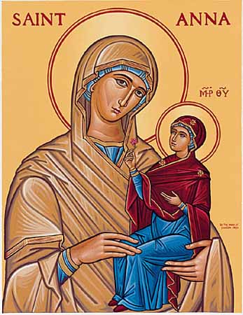 праведной Анны, матери Пресвятой Богородицы иконы скачать