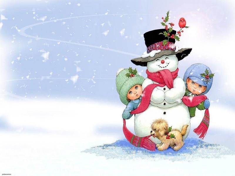 Картинки открытки С днем счастливых снеговиков красивые скачать