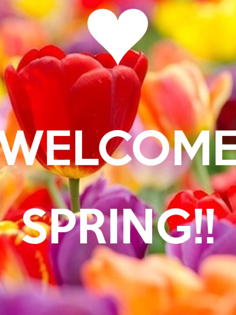 Картинки открытки Welcome spring красивые скачать