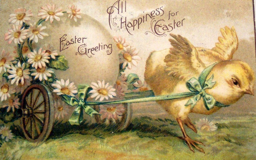Картинки открытки Easter greetings скачать