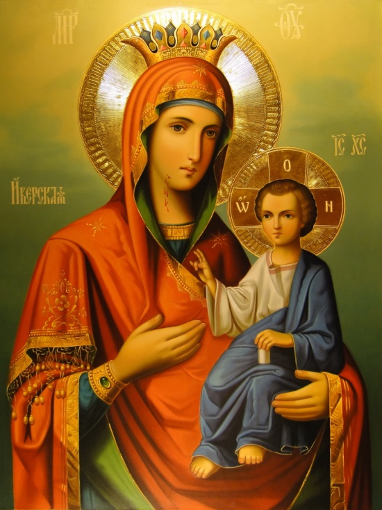 Православная Икона Иверской Божией Матери