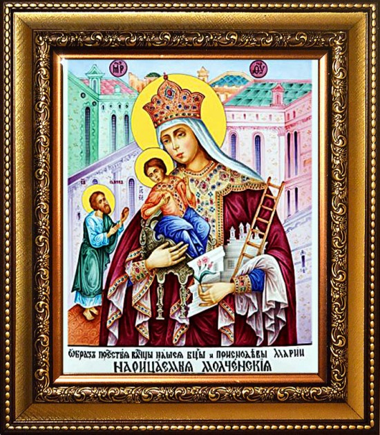Старинные церковные иконы Божией Матери Молченская