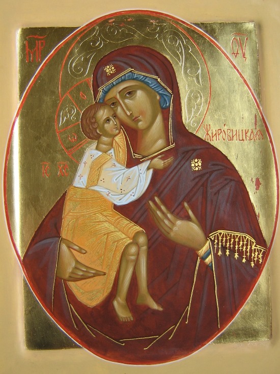 Образ иконы Божией Матери Жировицкая