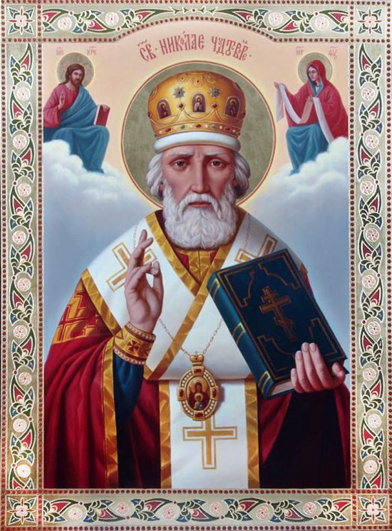 Образ иконы Святителя Николая чудотворца