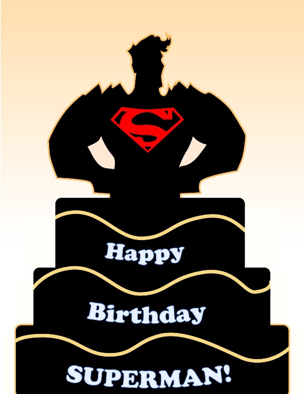 Картинки открытки и анимашки с днем рождения супермена скачать