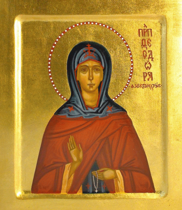 Картинки икон Мученицы Феодоры Александрийской