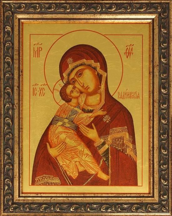 Владимирская икона Божией Матери бесплатно