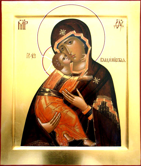 Православная Владимирская икона Божией Матери