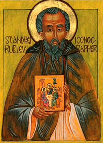 Икона святого преподобного Андрея Рублева