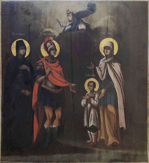Икона мучеников Кирика и Иулитты бесплатно