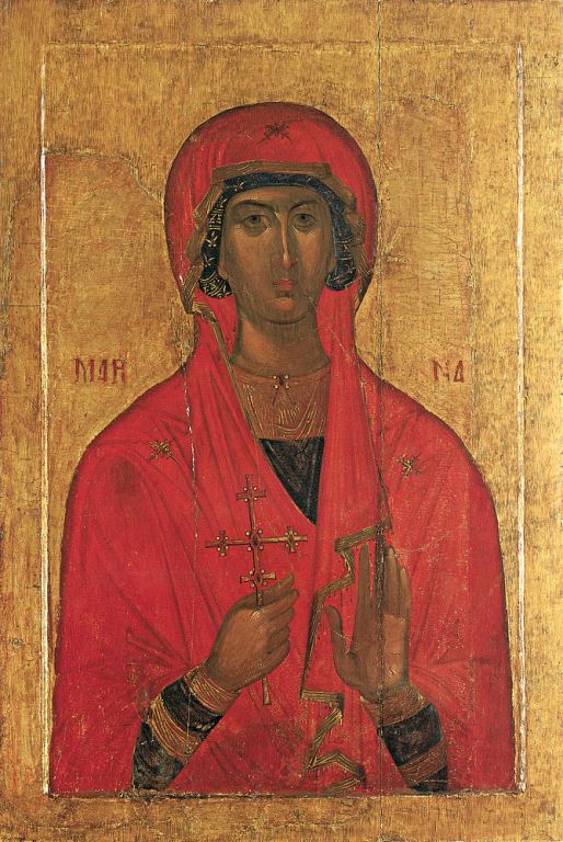 Изображение иконы великомученицы Марины Антиохийской скачать бесплатно