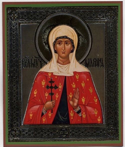Фото иконы великомученицы Марины (Маргариты) Антиохийской