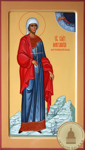 Картинки икон великомученицы Марины (Маргариты) Антиохийской