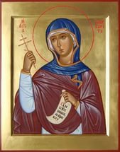 Православная икона великомученицы Марины Антиохийской