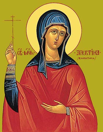 святая мученица Алевтина ( Валентина ) Кесарийская иконы скачать