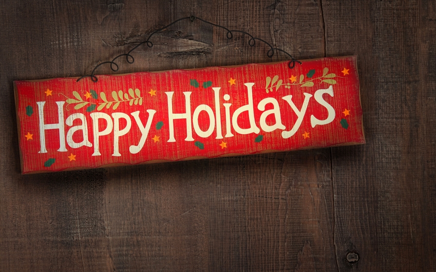 Картинки с надписями на английском языке Happy Holidays скачать