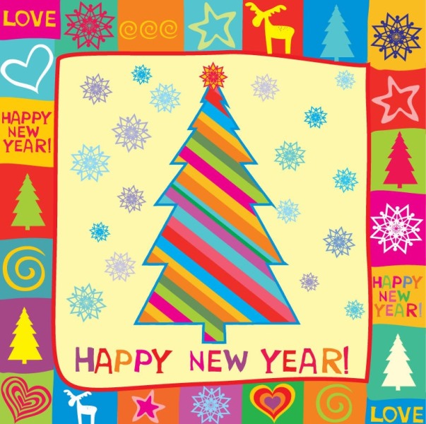 Картинки с надписями на английском языке Happy New Year скачать